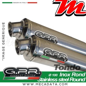 Silencieux Pot d'échappement GPR TONDO YAMAHA MT-01 2005 - 2011