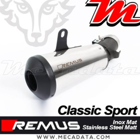 Silencieux d'échappement - Kawasaki Z 900 RS 2018 + - REMUS Classic Sport