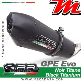 Silencieux Pot d'échappement GPR GPE ANNIVERSARY GILERA GP 800 2008 - 2013