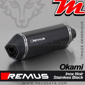 Silencieux Pot d'échappement REMUS Okami Suzuki GSX-S 750 2018 - 2020