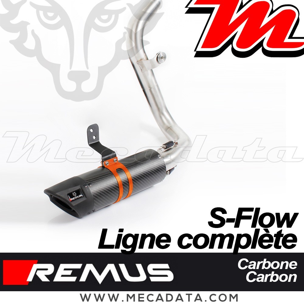 Ligne complète Pot échappement REMUS Sport Flow KTM 390 RC 2017 - 2020