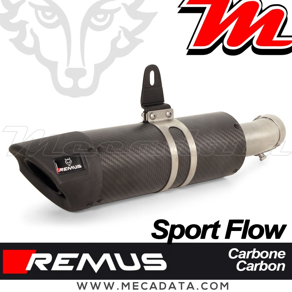 Silencieux Pot d'échappement REMUS Sport Flow Kawasaki Ninja 400 2018 - 2020