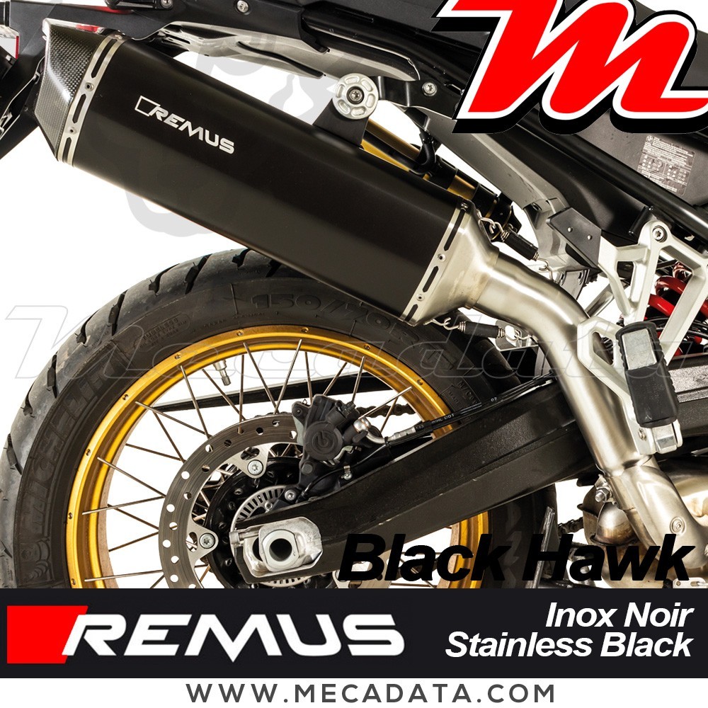Silencieux Pot d'échappement REMUS Black Hawk BMW F 850 GS 2018 +