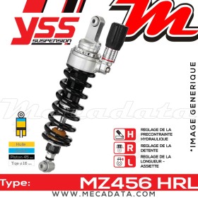 Amortisseur BMW F 800 GS Adventure ABS (E8GS/K75) 2014 ~ YSS MZ456 HRL