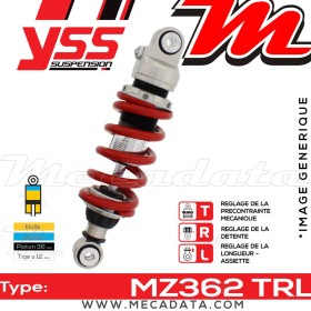 Amortisseur Honda MSX 125 (JC61A) 2013 ~ YSS MZ362 TRL