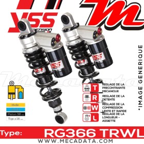 Amortisseur Honda CB 1300 A Super Four ABS (SC54C) 2007 ~ YSS RG366 TRW