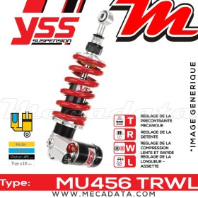 Amortisseur Kawasaki KLE 650 D Versys ABS (LE650CDDA) 2011 ~ YSS MU456 TRW
