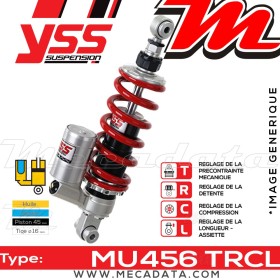 Amortisseur Kawasaki Z 900 B ABS (ZR900BBDA) 2017 ~ YSS MU456 TRC