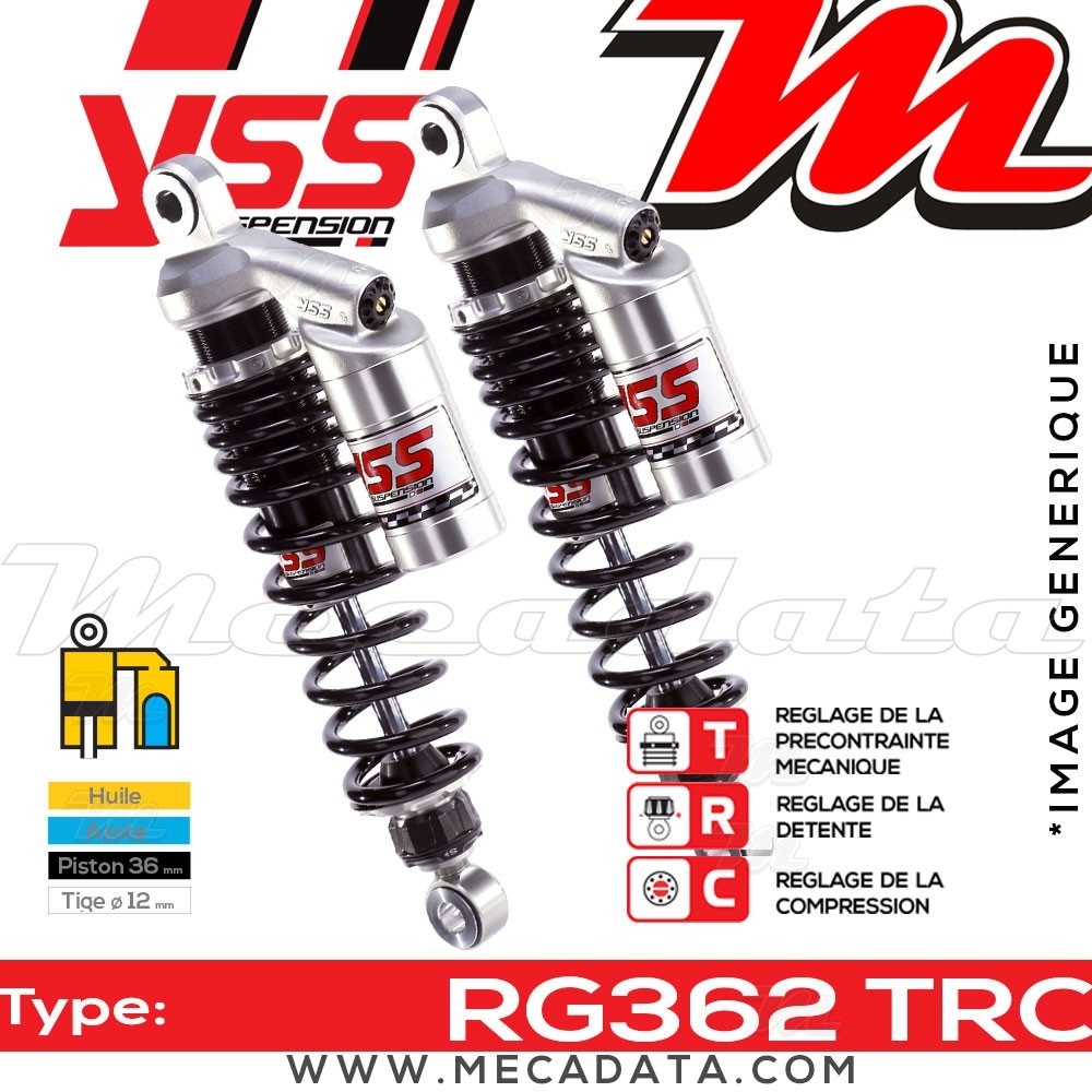 Amortisseur Kawasaki Z 1300 A (KZT30A) 1982 ~ YSS RG362 TRC