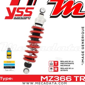 Amortisseur Suzuki GSF 1200 SA Bandit ABS (GV75A) 1998 ~ YSS MZ366 TR