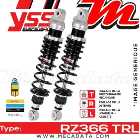 Amortisseur Yamaha XJR 400 R (4HM) 1995 ~ YSS RZ366 TRL