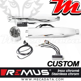Silencieux Pot échappement Remus Custom Exhaust VarioCap sans embout