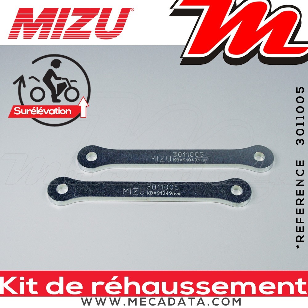 Kit de Rehaussement KAWASAKI - 25 mm KAWASAKI ZX-10R (ZXT00F) 2010