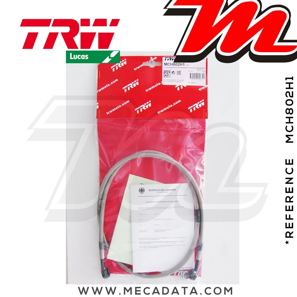 Durite de frein ~ Aprilia 650 Pegaso (MX,ML) 1995-2000 ~ TRW-Lucas MCH 802 H1 - Arrière 