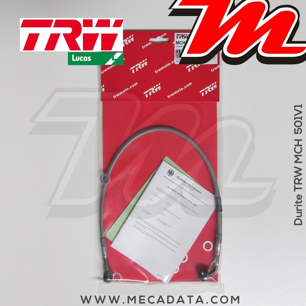 Durite de frein ~ BMW F 650 GS Dakar (R13) 2000-2002 ~ TRW-Lucas MCH 501 V1 - Avant 