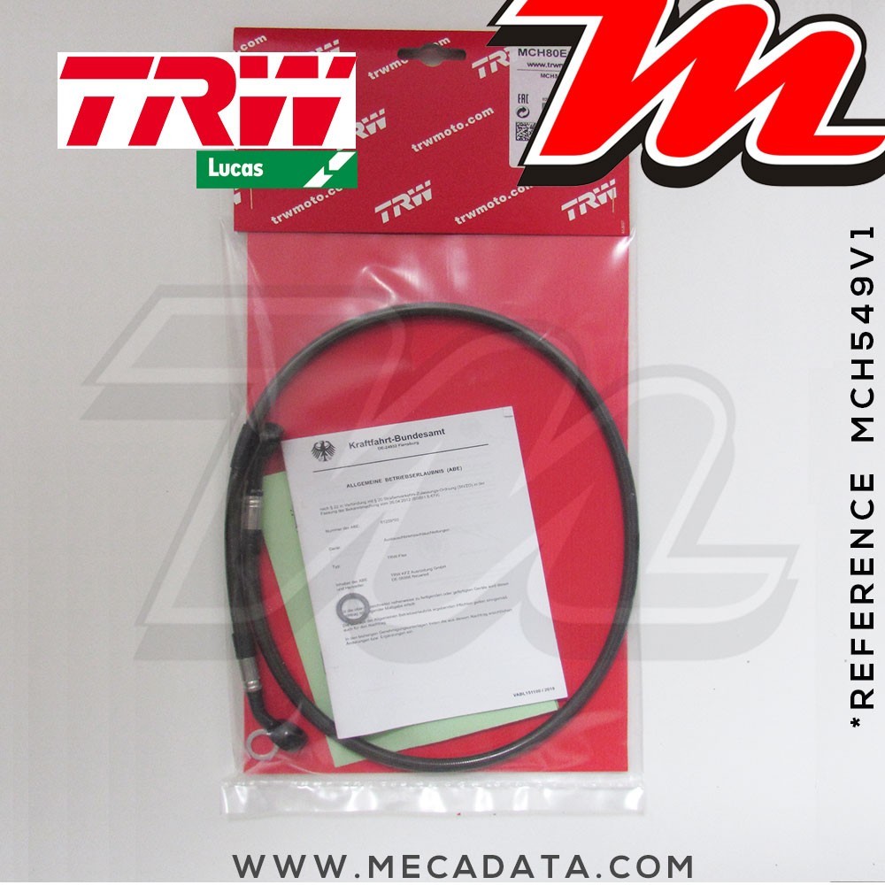 Durite de frein ~ BMW R 100 1000 R (247) 1992-1995 ~ TRW-Lucas MCH 549 V1 - Avant 