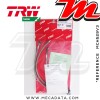 Durites de frein ~ BMW K 100 1000 RT 1983-1989 ~ TRW-Lucas MCH 529 V3 - Avant