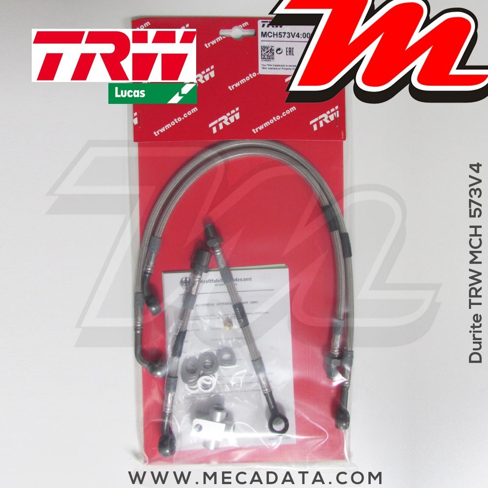 Durites de frein ~ BMW R 1100 RT ABS (259) 1996-2001 ~ TRW-Lucas MCH 573 V4 - Avant 