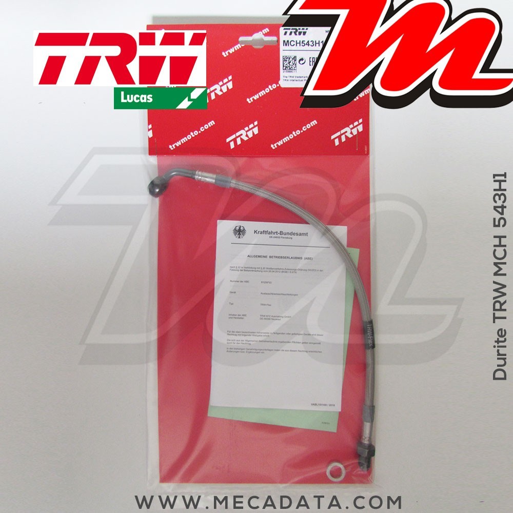Durite de frein ~ BMW R 1100 S ABS (R2S,R11S) 1998-2000 ~ TRW-Lucas MCH 543 H1 - Arrière 