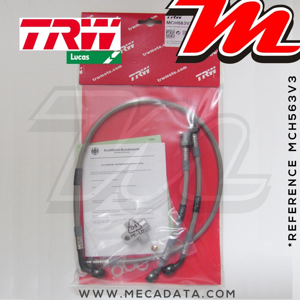 Durites de frein ~ BMW R 1150 GS (R21) 1999-2002 ~ TRW-Lucas MCH 563 V3 - Avant 