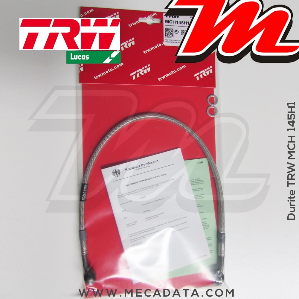 Durite de frein ~ Cagiva W 8 125 1992-1994 ~ TRW-Lucas MCH 145 H1 - Arrière 
