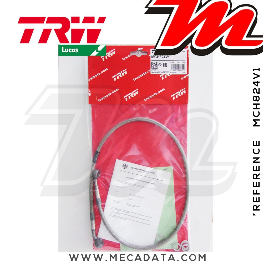 Durite de frein ~ Honda CBR 125 (JC34) 2004-2006 ~ TRW-Lucas MCH 824 V1 - Avant 
