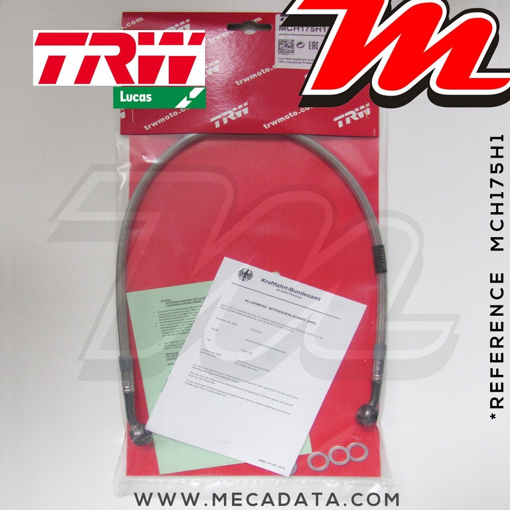 Durite de frein ~ Honda NSR 125 R (JC22) 1994-1998 ~ TRW-Lucas MCH 175 H1 - Arrière 