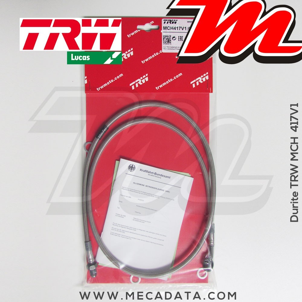 Durite de frein ~ Honda NX 250 (MD21) 1988-1990 ~ TRW-Lucas MCH 417 V1 - Avant 