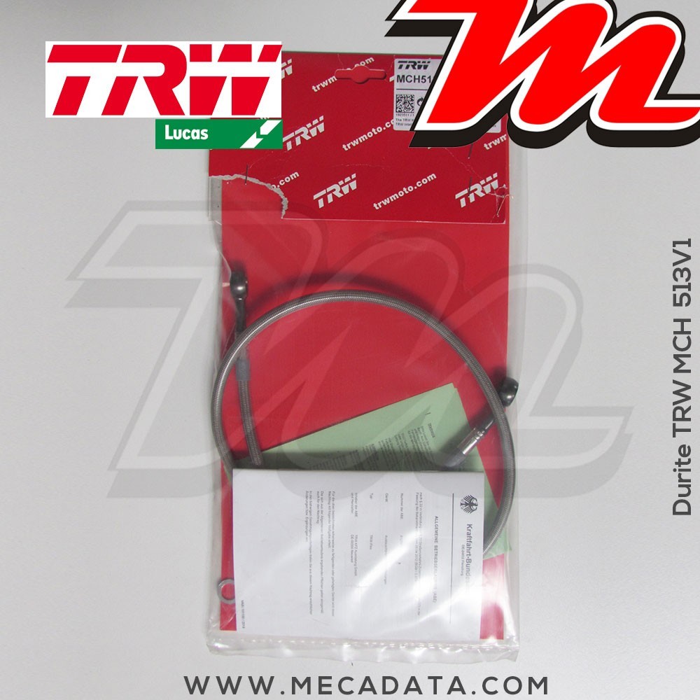 Durite de frein ~ Honda CB 400 Twin (CB400T) 1979-1981 ~ TRW-Lucas MCH 513 V1 - Avant 