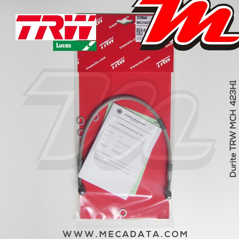 Durite de frein ~ Honda CBR 400 RR (NC29) 1991-1996 ~ TRW-Lucas MCH 423 H1 - Arrière 