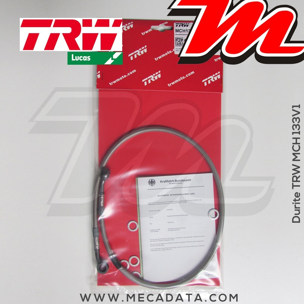 Durite de frein ~ Honda CB 500 S (PC32) 1998-2003 ~ TRW-Lucas MCH 133 V1 - Avant 