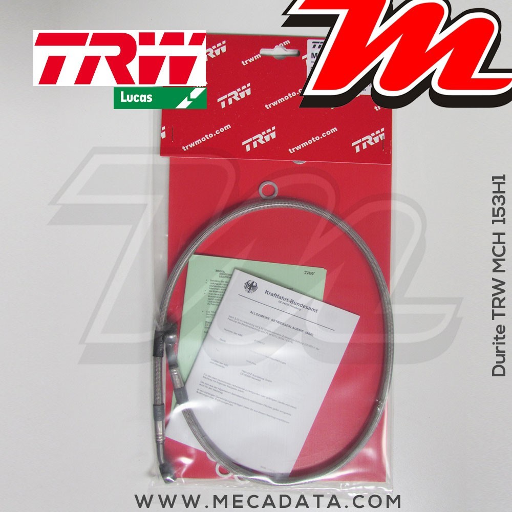 Durite de frein ~ Honda XRV 750 Africa Twin (RD07) 1999-2003 ~ TRW-Lucas MCH 153 H1 - Arrière 