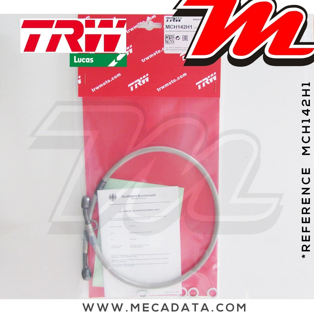 Durite de frein ~ Honda VF 1000 R (SC16) 1984-1986 ~ TRW-Lucas MCH 142 H1 - Arrière 