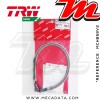 Durites de frein ~ Kawasaki ZX-6R 600 Ninja (ZX600R) 2009-2013 ~ TRW-Lucas MCH 859 V2 - Avant