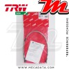 Durite de frein ~ Kawasaki ZZR 1100 (ZXT10D,G) 1993-2001 ~ TRW-Lucas MCH 312 H1 - Arrière