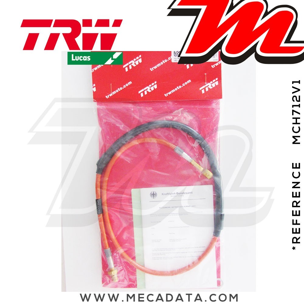 Durite de frein ~ KTM LC4 620 Duke 1994-1998 ~ TRW-Lucas MCH 712 V1 - Avant 