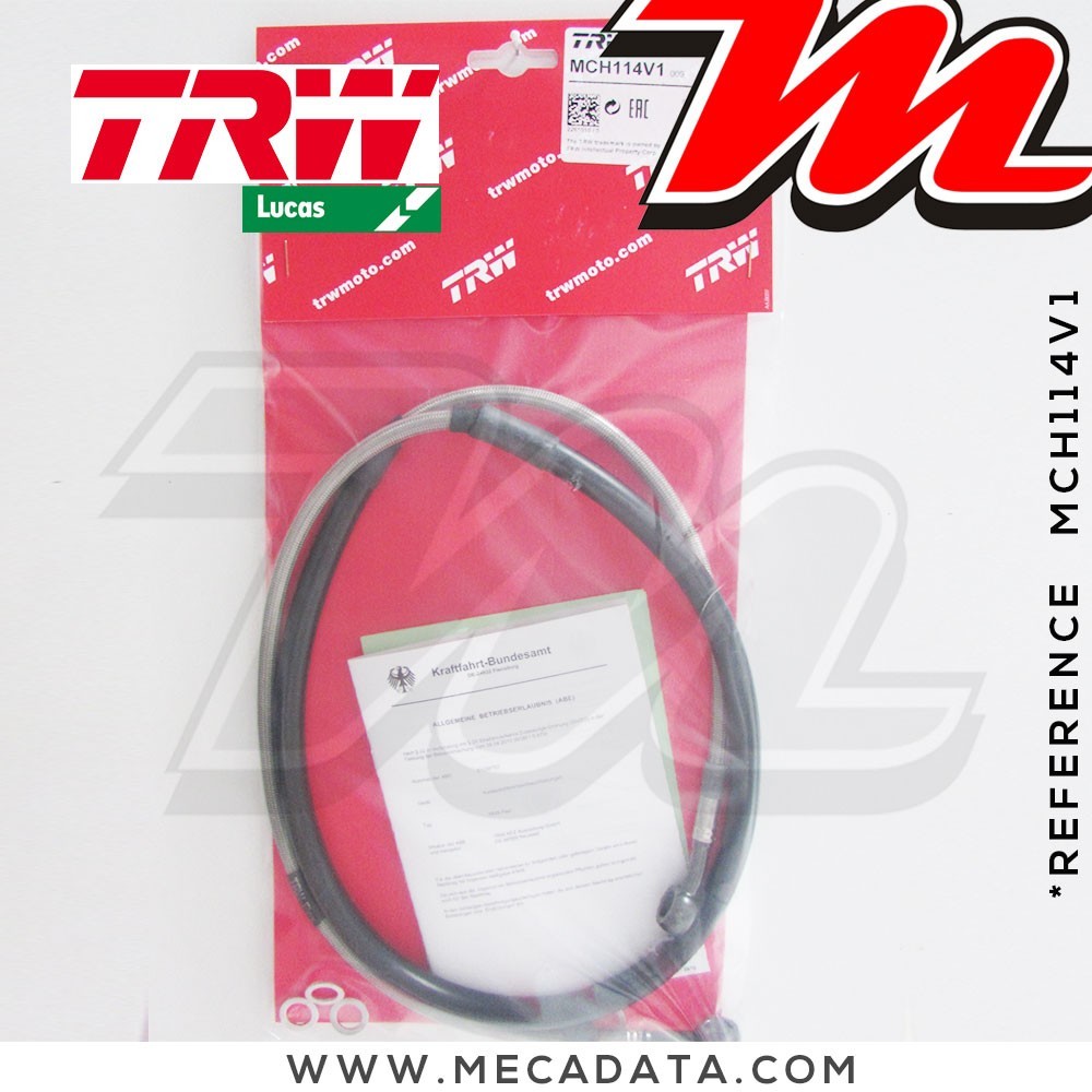 Durite de frein ~ Suzuki DR 125 (SF44A) 1991-1999 ~ TRW-Lucas MCH 114 V1 - Avant 
