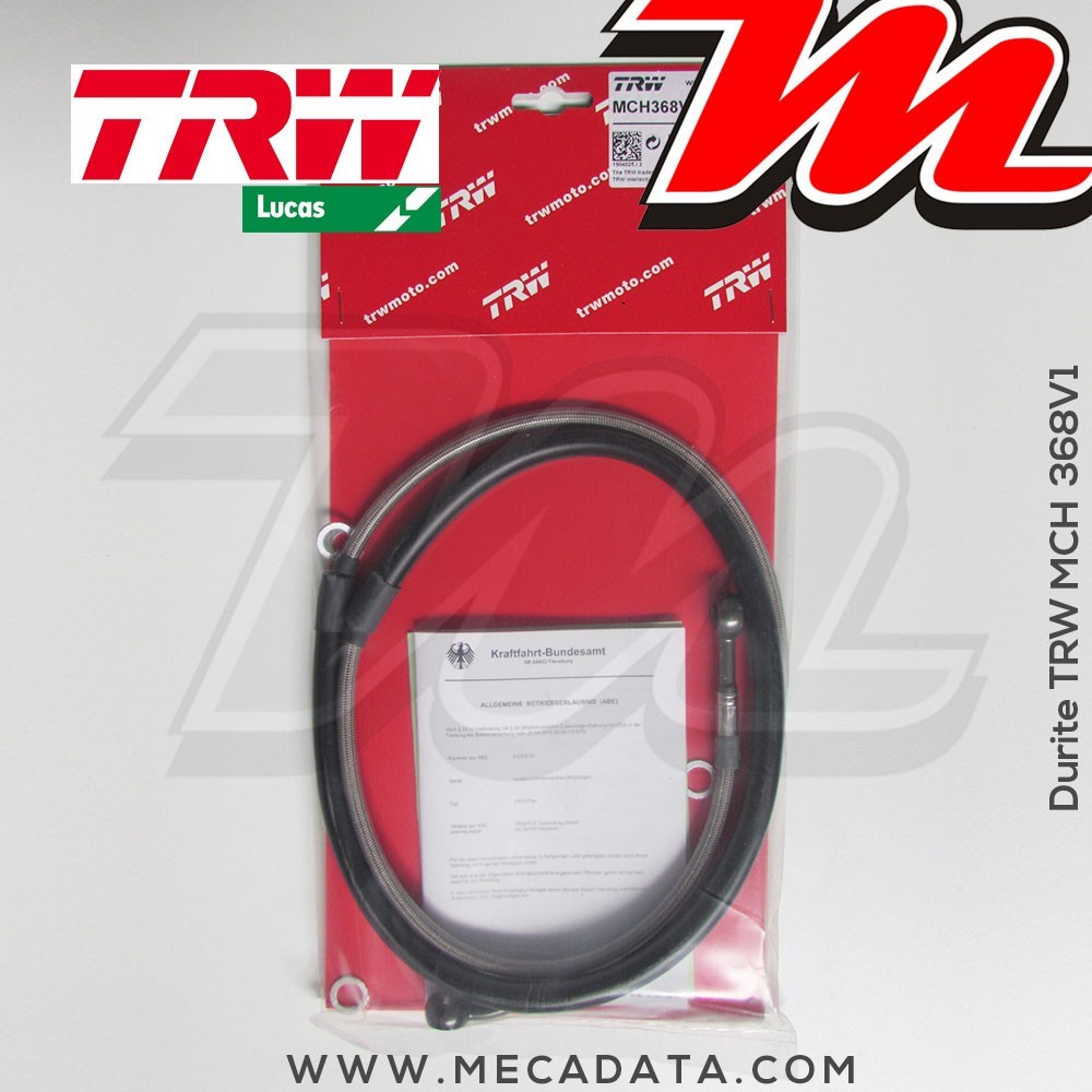 Durite de frein ~ Suzuki DR 650 R (SP43B) 1991-1996 ~ TRW-Lucas MCH 368 V1 - Avant 