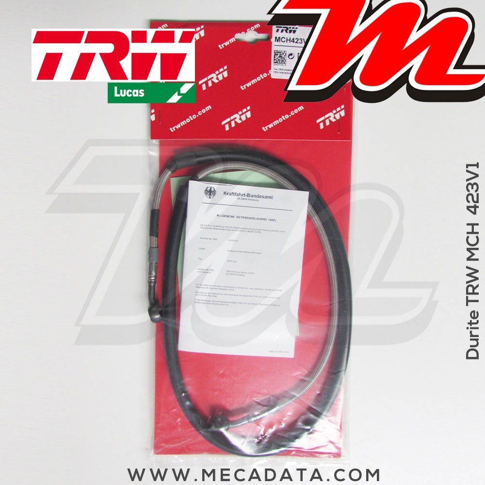 Durite de frein ~ Yamaha XT 600 H,N (2KF) 1987-1989 ~ TRW-Lucas MCH 423 V1 - Avant 