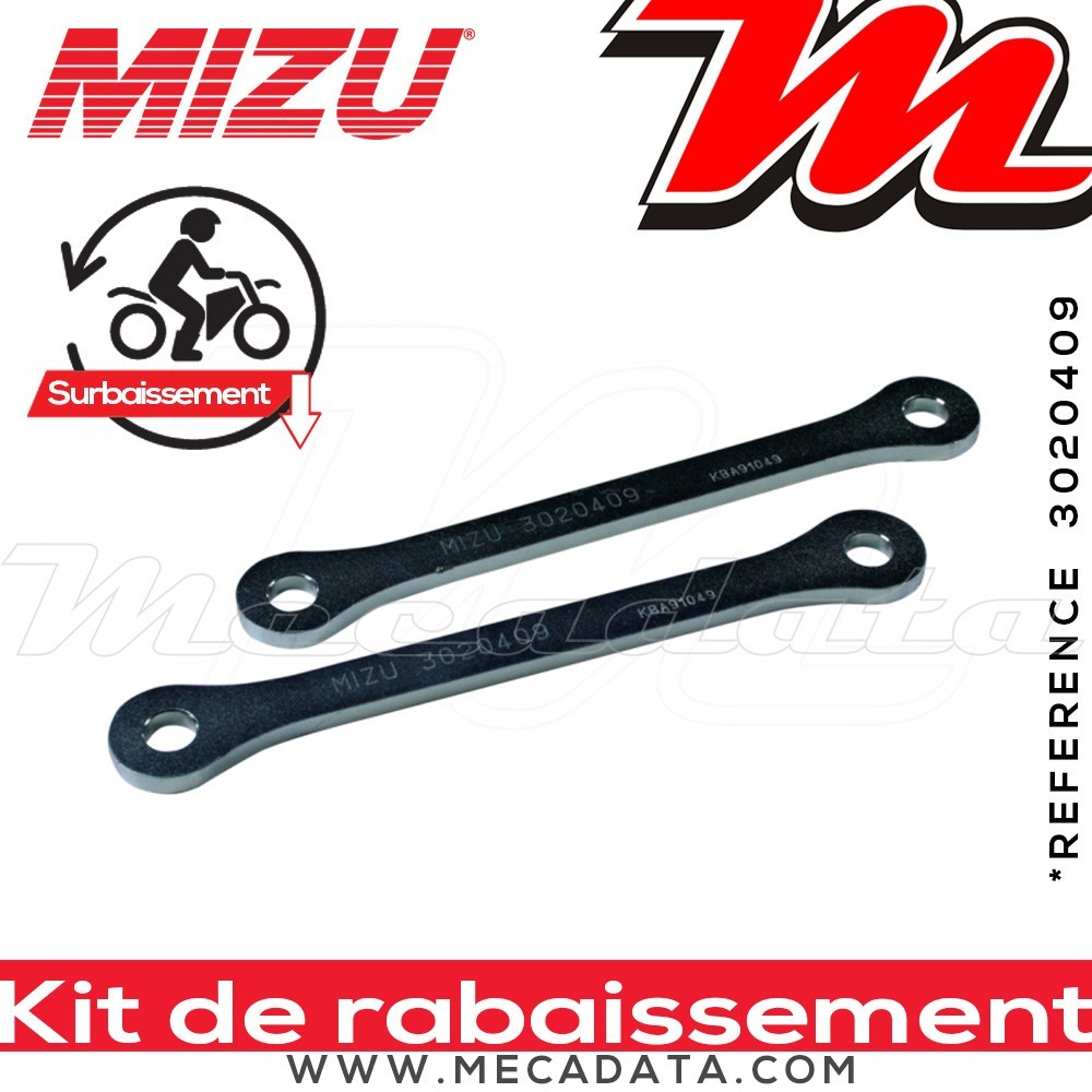 Kit Rabaissement ~ Kawasaki ZX-10R ~ ( ZXT00D ) 2006 - 2007 ~ Mizu - 25 mm