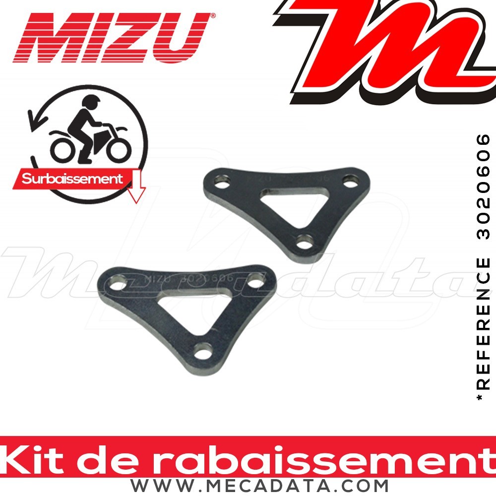 Kit Rabaissement ~ Triumph Street Triple ~ ( D67LD ) 2007 - 2012 ~ Mizu - 25 mm
