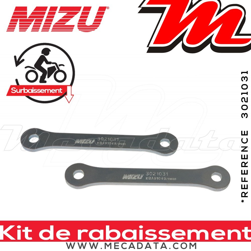 Kit Rabaissement ~ Yamaha Tenere 700 ~ ( DM07/ DM08/ DM11/ DM15/ DM16 ) 2019 -2020 ~ Mizu - 35 mm