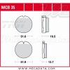 Plaquettes de frein ~ TRW Lucas MCB 35