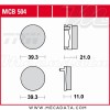 Plaquettes de frein ~ TRW Lucas MCB 504