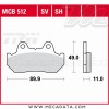 Plaquettes de frein ~ TRW Lucas MCB 512 SV