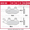 Plaquettes de frein  ~ TRW Lucas MCB 582 RSI 