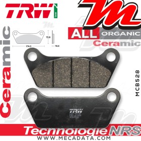Plaquettes de frein ~ TRW Lucas MCB 528