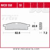 Plaquettes de frein ~ TRW Lucas MCB 558