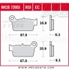 Plaquettes de frein ~ TRW Lucas MCB 739 RSI