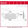 Plaquettes de frein ~ TRW Lucas MCB 563